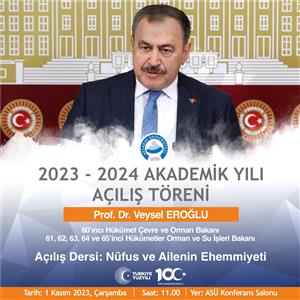2023-2024 Akademik Yılı Açılış Töreni
